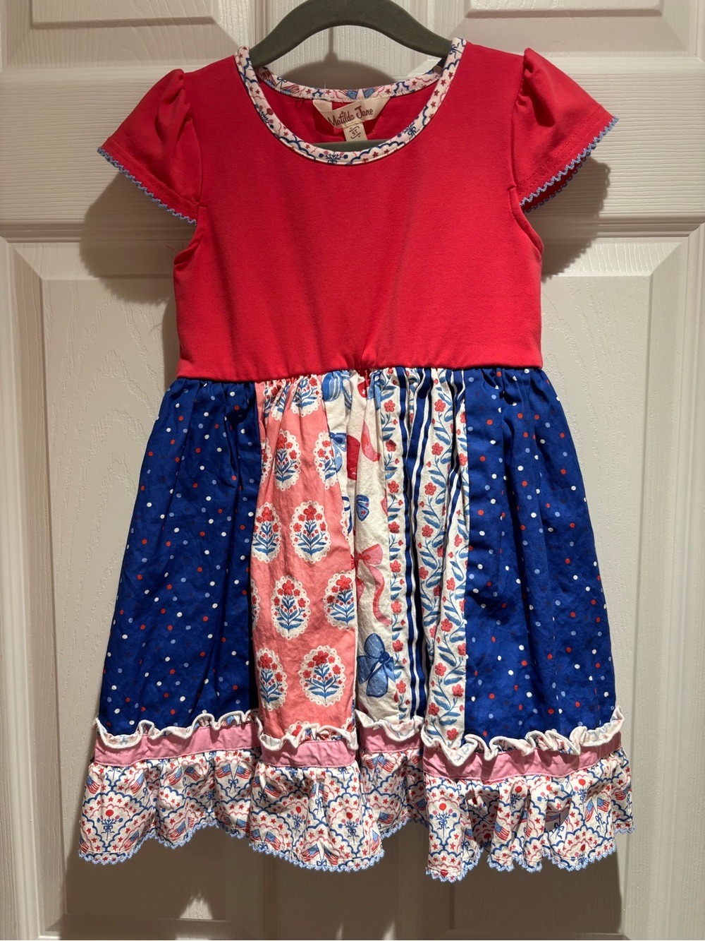 Matilda Jane size 5T summer patriotic dress.